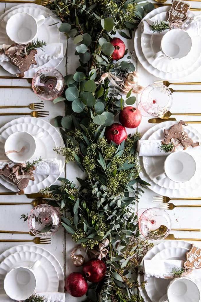 An Easy Christmas Tablescape My Christmas Menu Half Baked Harvest